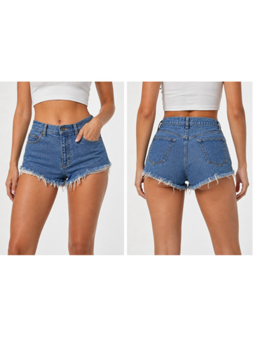 Liz Claiborne Petite Shorts Size 10 Classic Fit Raw Hem